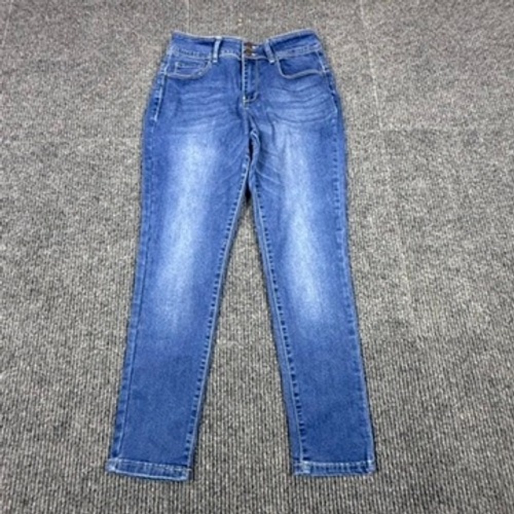 Tala Womens High Rise Skinny Jeans Medium Wash Blue Denim Size 8 Stretch